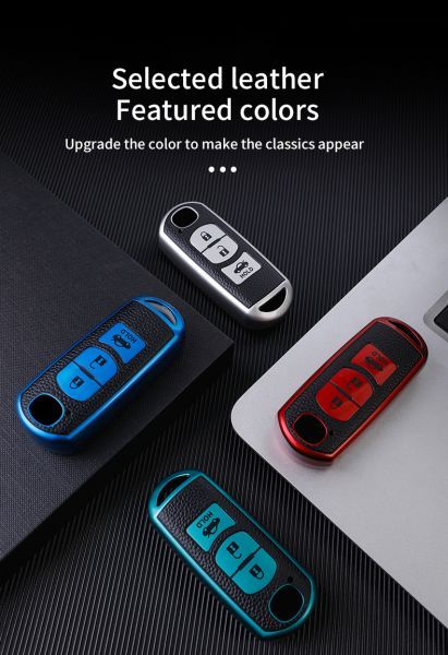 For Mazda A09H 3 button TPU protective key case please choose the color