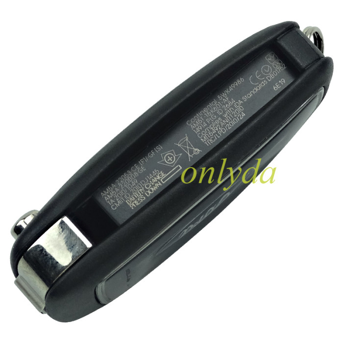 Free shipping For OEM Ford Focus or Mondeo 3B remote 4D63 chip-434mhz CMIIT ID:2010DJ1445 continental: 5WK49986 AM5T-15K601-AE