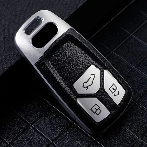 For New Audi Q7、TT、A4 3button TPU protective key case ,please choose the color