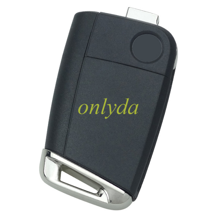 Free shipping 5pcs/lot For VW OEM 3 button remote key blank No blade with badge
