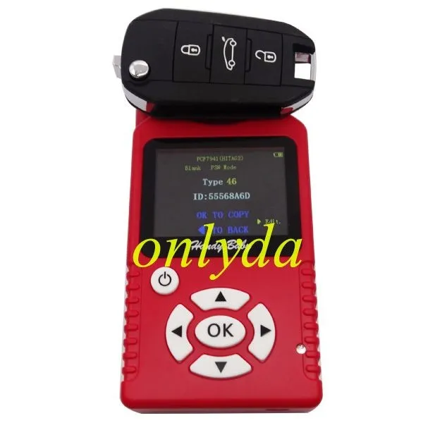 For Citroen remote key with 434mhz HELLA 5FA010 353-20 pcf7941 chip CMIIT ID:2013DJO113 Original PCB+  aftermarket shell
