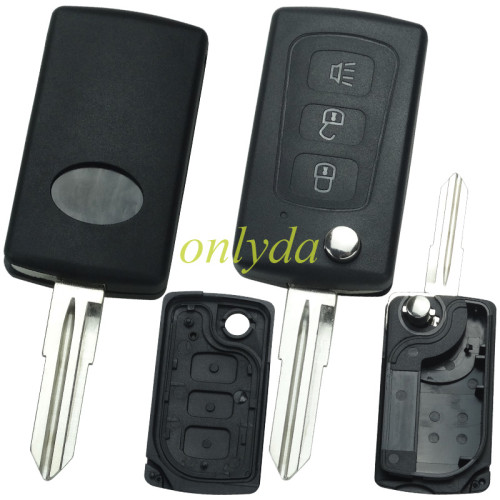 Free shipping 5pcs/lot For Great Wall 3 button remote key shell without battery clamp