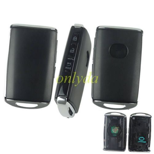 Free shipping For Mazda 3 button keyless remote key with 434MHZ with  ATMEL  AES 6A chip     IDE:B8373900