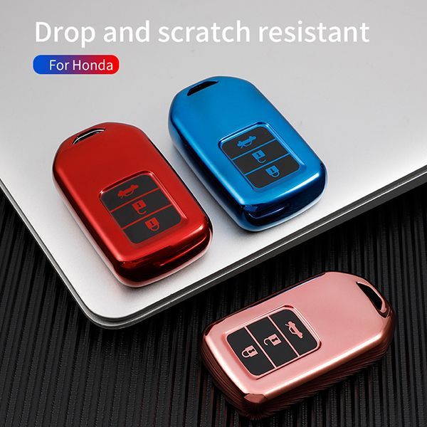 For Honda 3 button  TPU protective key case,please choose the color