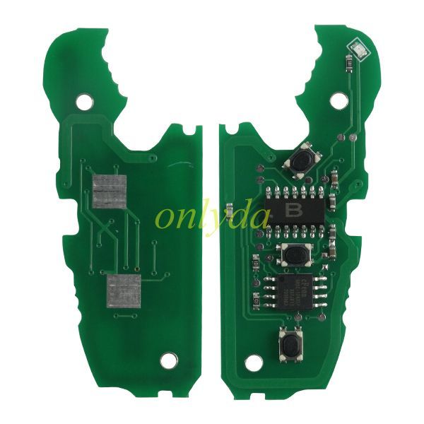 Free shipping For Audi A3 TT 3 button remote key ID48 glass chip FCCID:8P0837220D 434m/315m