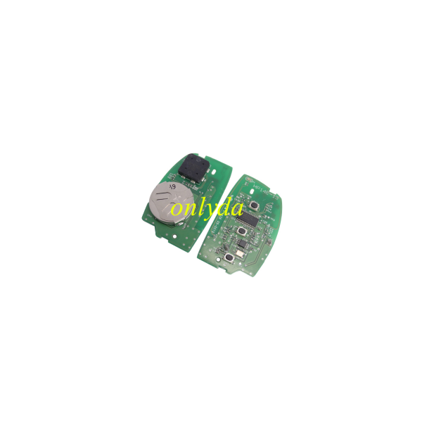 Free shipping For 3 button remote smart cand (HITAG3）unlock  F2951X0700   with 433MHz,please choose which one do you need ?