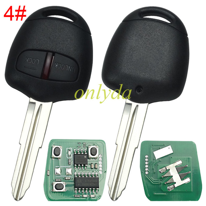 Free shipping For mitsubish 3 button remote key with 433mhz P/N: G8D576MA Work On:  2004-2007 Colt 2004-2012 Grandis 2005-2016 Triton ML/MN 2007-2016 Lancer CJ(sedan) 2007-2012 Outlander ZH 2009-2012 Challenger PB 2010-2015 ASX(2WD) 2012-2015 Outlander ZJ