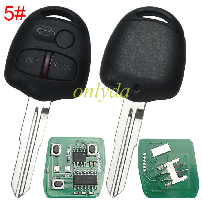 Free shipping For mitsubish 3 button remote key with 433mhz P/N: G8D576MA Work On:  2004-2007 Colt 2004-2012 Grandis 2005-2016 Triton ML/MN 2007-2016 Lancer CJ(sedan) 2007-2012 Outlander ZH 2009-2012 Challenger PB 2010-2015 ASX(2WD) 2012-2015 Outlander ZJ