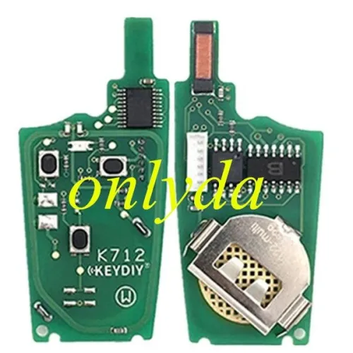 KeyDIY 3 button remote key  NB22-3Multifunction