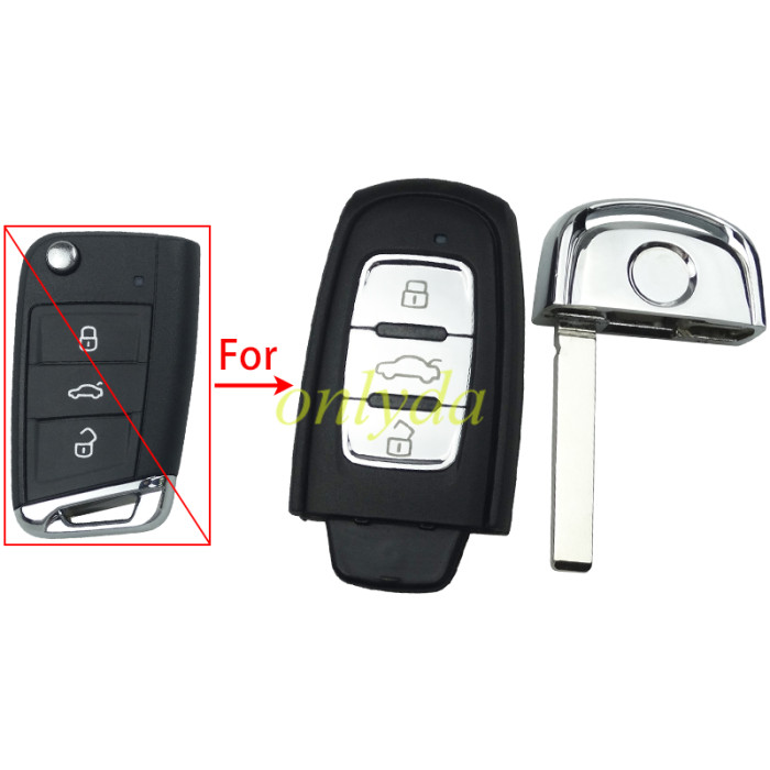 Free shipping For VW smart upgrade modified shell with HU162 blade