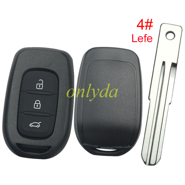 Free shipping 10pcs/lot For 3 button remote key blank,please choose the blade