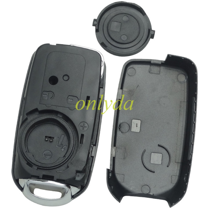 Free shipping 5pcs/lot For Fiat 500X 2/3 button  flip Remote Key blank  with SIP22 blade with badge, pls choose button
