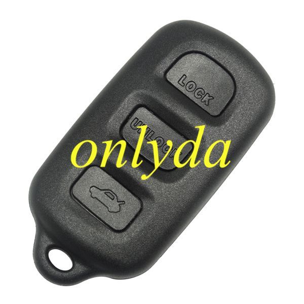 Free shipping 10pcs/lot For toyota 3+1 button key blank the panic button is round with