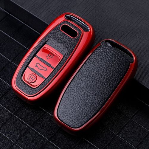 For Audi A4L A6L Q5 3button TPU protective key case,please choose the color