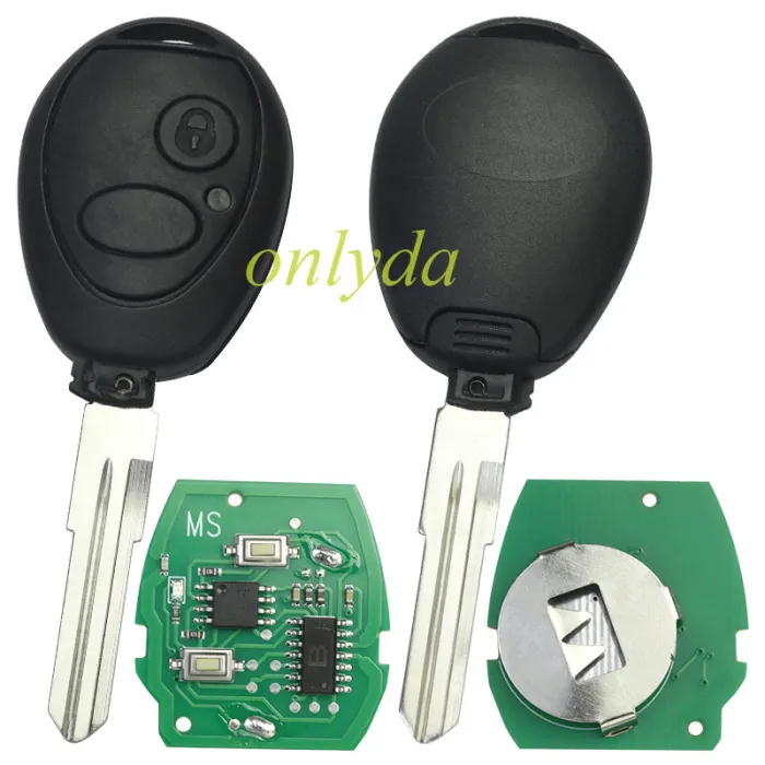 For Landrover 2 button remote key  433mhz  no logo PCF7930AS /7931 chips  FCCID : N5FVAL TX3