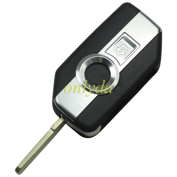Free shipping motorcycle 1 button flip remote key blank