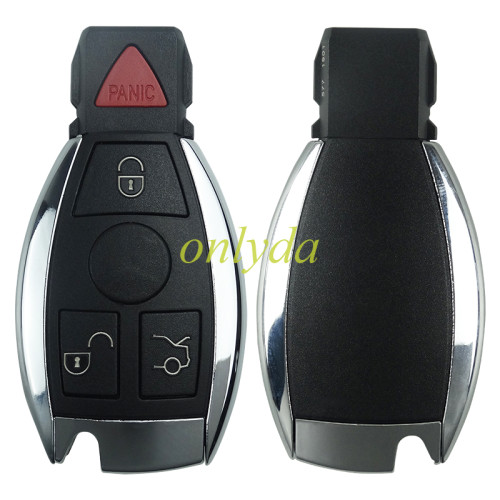 Free shipping For Benz 3+1 button remote  key with 315MHZ/433MHZ