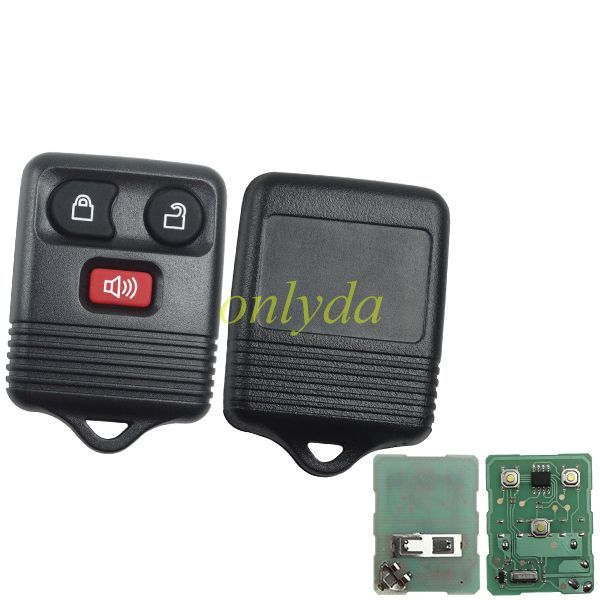 Free shipping 10pcs/lot For Ford 3button Remote control with 315mhz or 434mhz