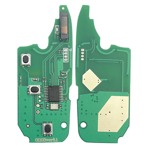 For Fiat 3 button remote key With PCF7941Chip and 433.92Mhz，please choose the key shells  （support fiorino）