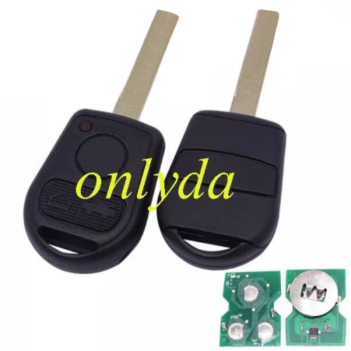 Free shipping For BMW remote key With 3 button the blade is 2 track with 315mhz/433mhz