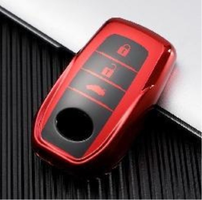 For Toyota 3 button TPU protective key case please choose the color