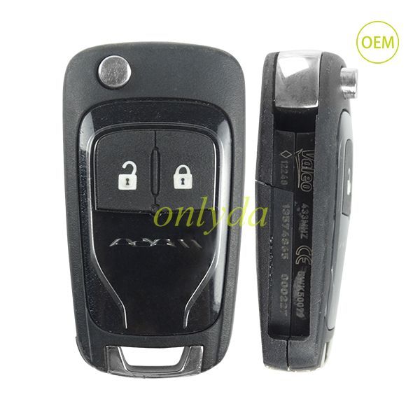 Free shipping For Opel OEM 2 button remote key with 434mhz  5WK50079 95507070 chip GM(HITA G2) 7937E chip