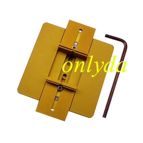 Circuit Board Vise , use this tool to  clamp the Board, so you can repair remote board easily. Golden color