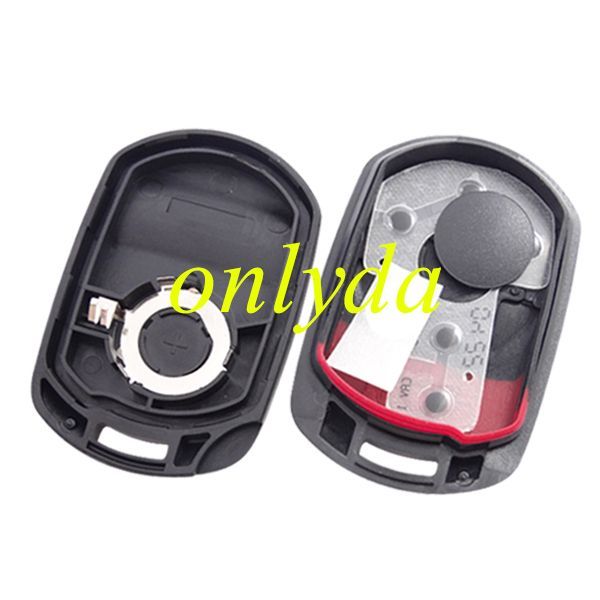Free shipping 5pcs/lot for Cadillac 4+1 button remote key blank with battery place