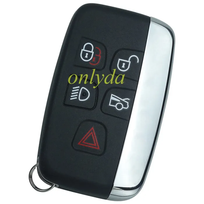 For Jaguar 5 button remote key blank ，border with jaguar with jaguar on the back