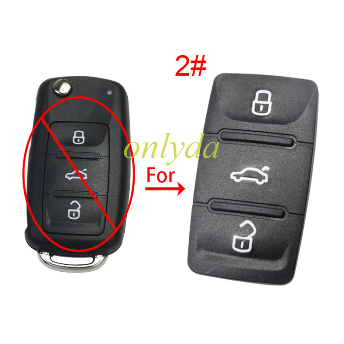 Free shipping 10pcs/lot For  VW  key pad , pls choose model