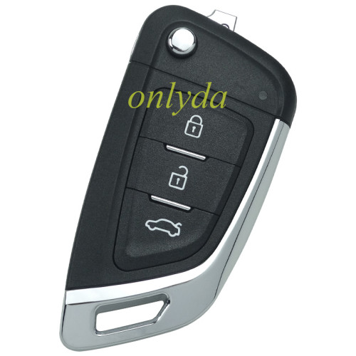 Free shipping For Xhorse Universal 3 Buttons Wire Remote Car Key  English Version XKKF03EN