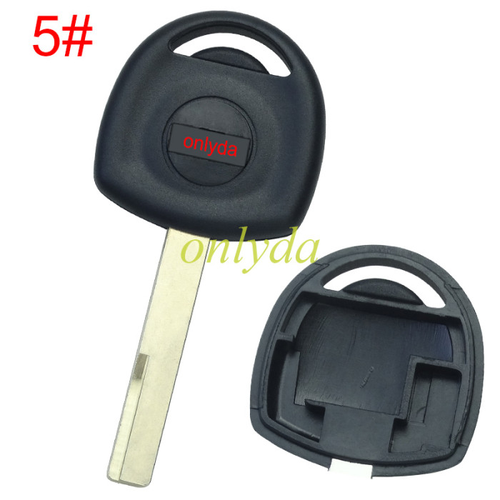Free shipping 10pcs/lot For Chevrolet transponder key shell with badge, pls choose the blade