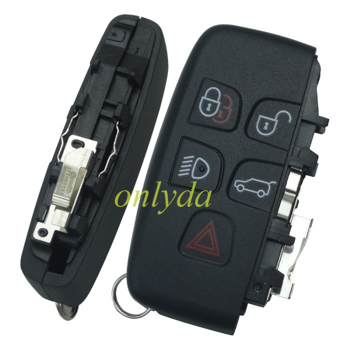 Free shipping 10pcs/lot For Rangrover 5 button remote key blank (with logo )