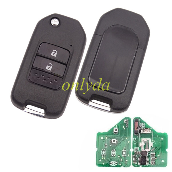 Free shipping For OEM Honda 2B remote  PCF7961X(Hitag3) chip-434mhz  Model: Honda G