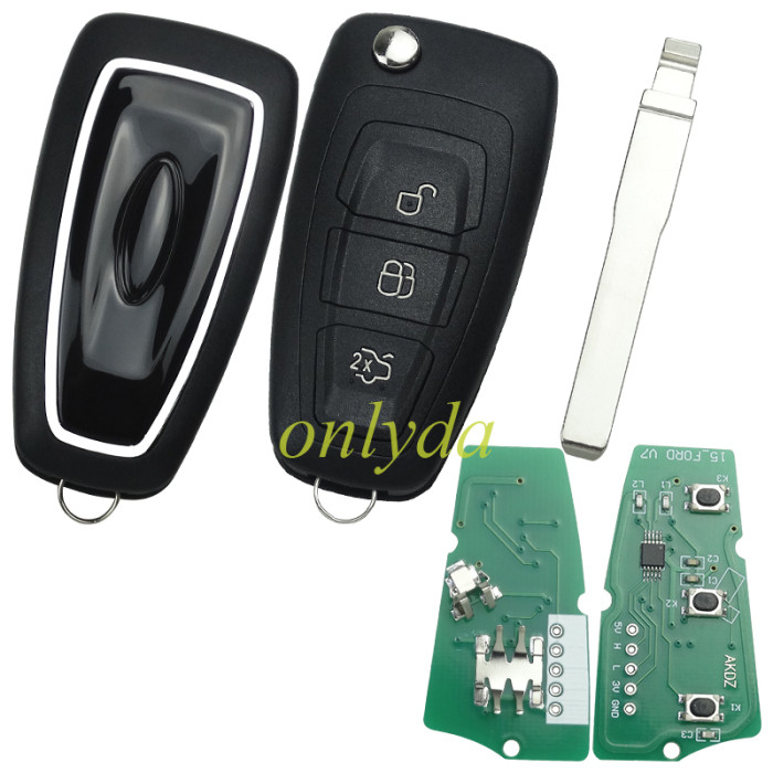 Free shipping 5pcs/lot For new mondeo 3B  with 433mhz after 2012 year ,we haven't put 4d63 chip,you can buy 4d63 chip by yourself