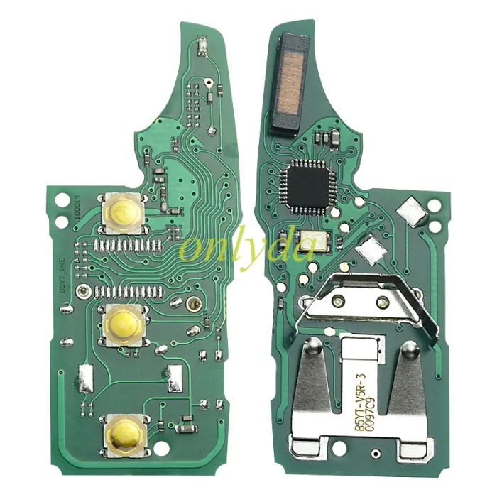KYDZ For VW MQB 3B flip remote key with AES48 chip-315mhz/434mhz  ASK model
