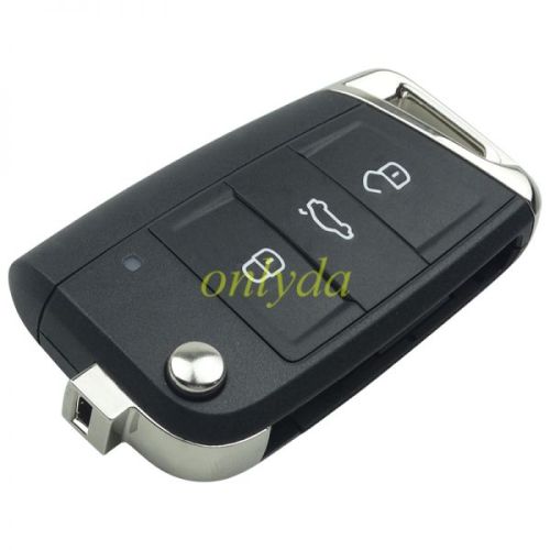 Free shipping For OEM  VW  keyless 3 button remote key 434mhz  with 2G6 959 752D CMIIT ID 2016dj3959 with 434mhz