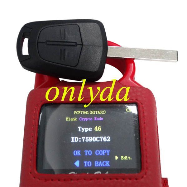 Free shipping For Opel 2B remote PCF7941 (Hitag 2)-434mhz for Opel Corsa D car