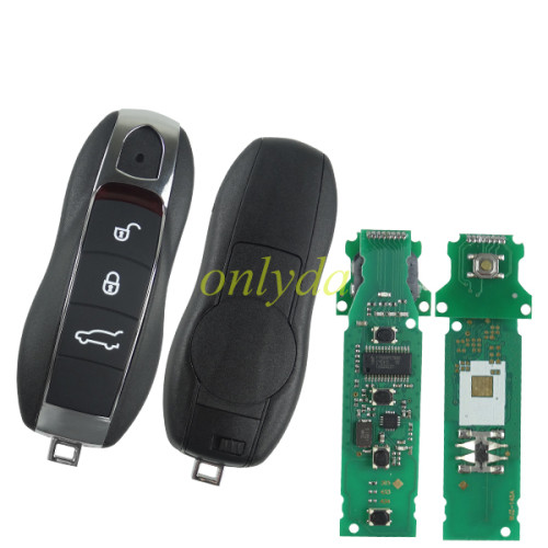 Free shipping For  Porsche 3 button keyless remote key with 315mhz/434mhz/433mhz