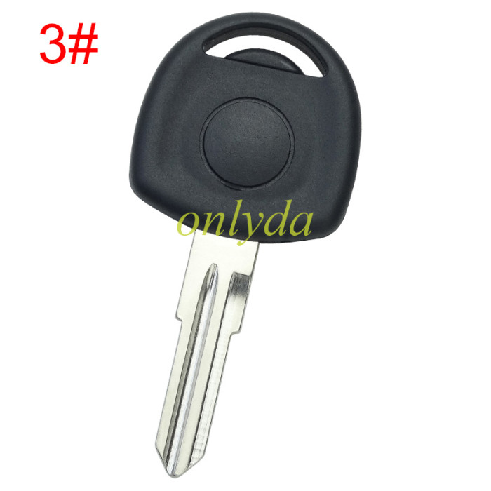 Free shipping 10pcs/lot For Chevrolet transponder key shell with badge, pls choose the blade