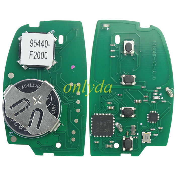 Free shipping For Hyundai Elantra  2016-2018 year 95440-F2000 smart proximity key Part Number: 95440-F2000 (95440F2000)