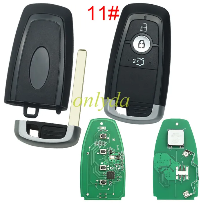 For keyless 3 button remote key with 434mhz with ID49 chip A2C93142100 HSCT-15K601-DC