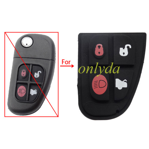 Free shipping 10pcs/lot Jaguar 4 button key pad