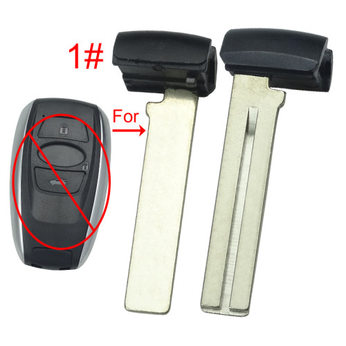 Free shipping 10pcs/lot For Subaru  emergency key blade， pls choose blade