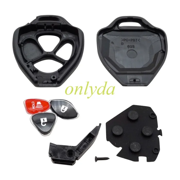 Remote Key Shell Fit For Toyota Without Blade with badge , pls choose button model