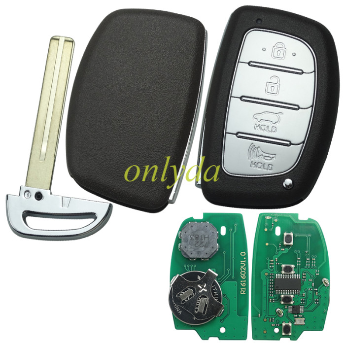 Free shipping For  Hyundai 2019 Tucson Aftermarket 3 button Smart Remote 433mhz 95440-2S600 7945A/7953 chip