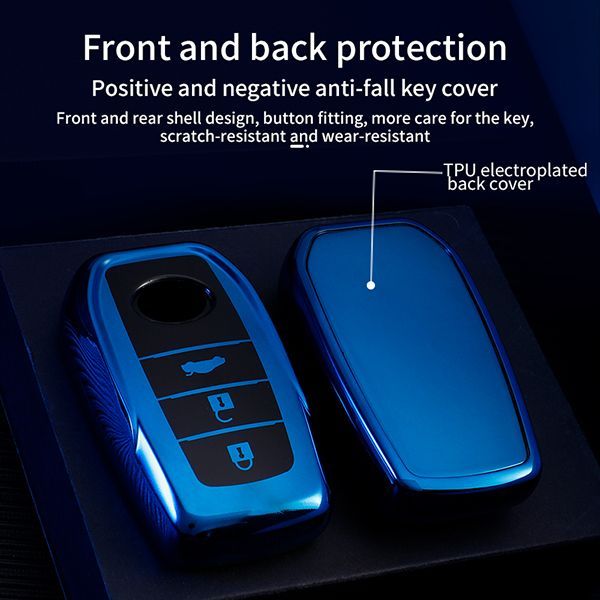 For Toyota 3 button TPU protective key case please choose the color