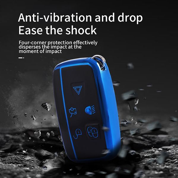 For LandRover 5 button  TPU protective key case,please choose the color