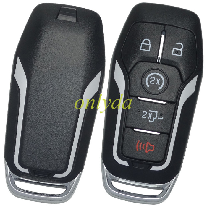 Free shipping KYDZ Brand Ford 4+1button aftermarket remote key with 902mhz HITAG PRO/ 49chip/ NCF2951F keyless FCC.M3N-A2C31243300  HU101
