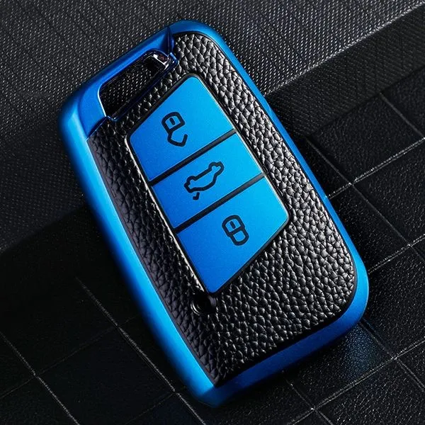 For New Passat 3 button TPU protective key case black or red color, please choose the color